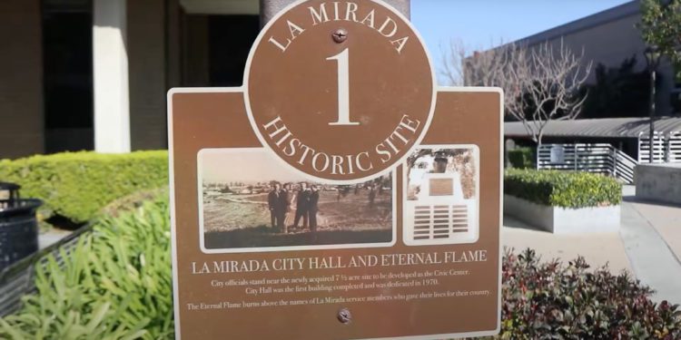 La Mirada Historical Tours – Site One: City Hall and the Eternal Flame