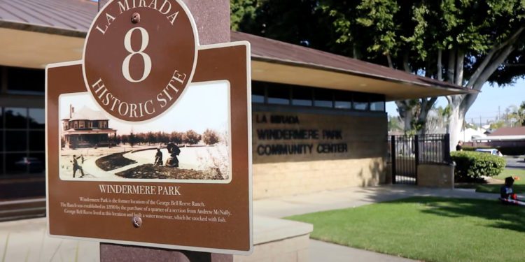 La Mirada Historical Tour – Site Eight: Windermere Park