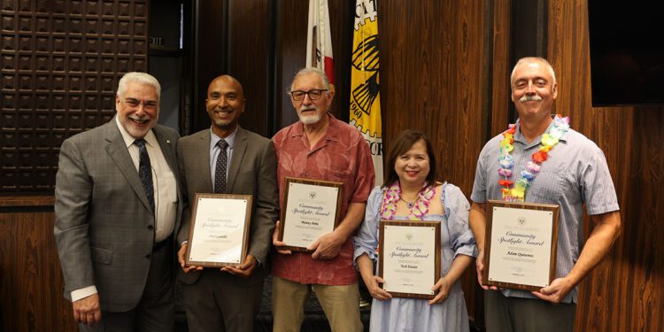 City of La Mirada Presentation of Community Spotlight Awards