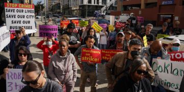 California Crime Concerns Spark Oakland Protests