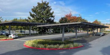 Civic Center Begins Solar Panel Carport Project