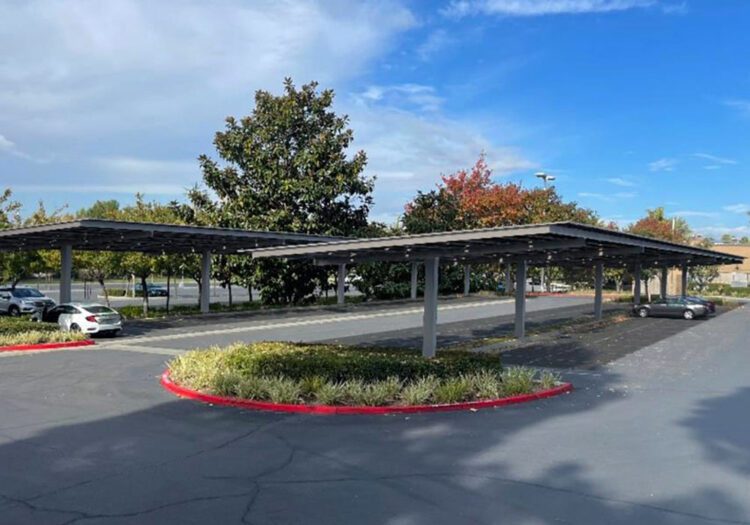 Civic Center Begins Solar Panel Carport Project