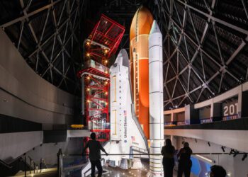 Standing Beneath a Giant: A First Look at Space Shuttle Endeavour’s New Home