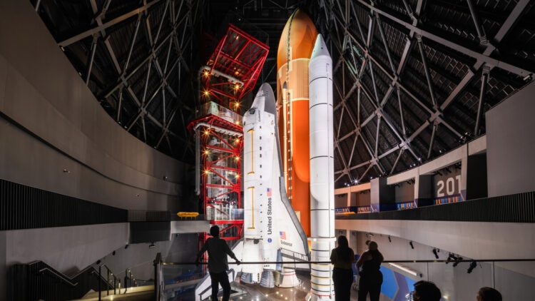 Standing Beneath a Giant: A First Look at Space Shuttle Endeavour’s New Home