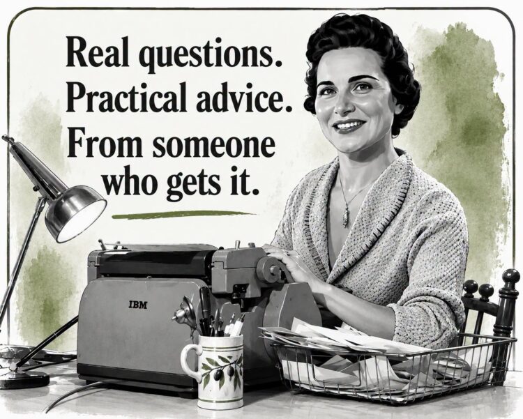 Coming This Fall: Real Questions. Practical Advice. From Someone Who Gets It.